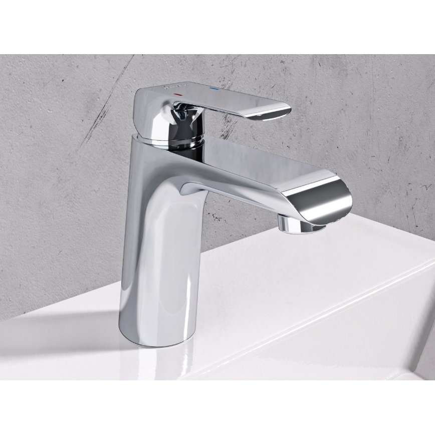 Ravak X070118 - izlietnes jaucējkrāns FLAT 15,1 cm spīdīgs hroms