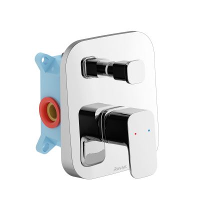 Ravak X070136 - Dušas jaucējkrāns iebūvējamai instalācijai FREE, glancēts hroms