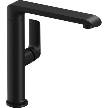 Ravak X070174 - Izlietnes/virtuves jaucējkrāns FLAT 26,2 cm matēts melns