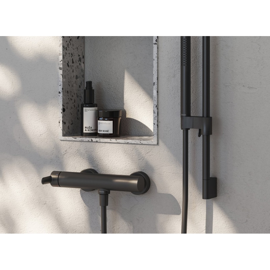 Ravak X070187 - Dušas jaucējkrāns PURI melns