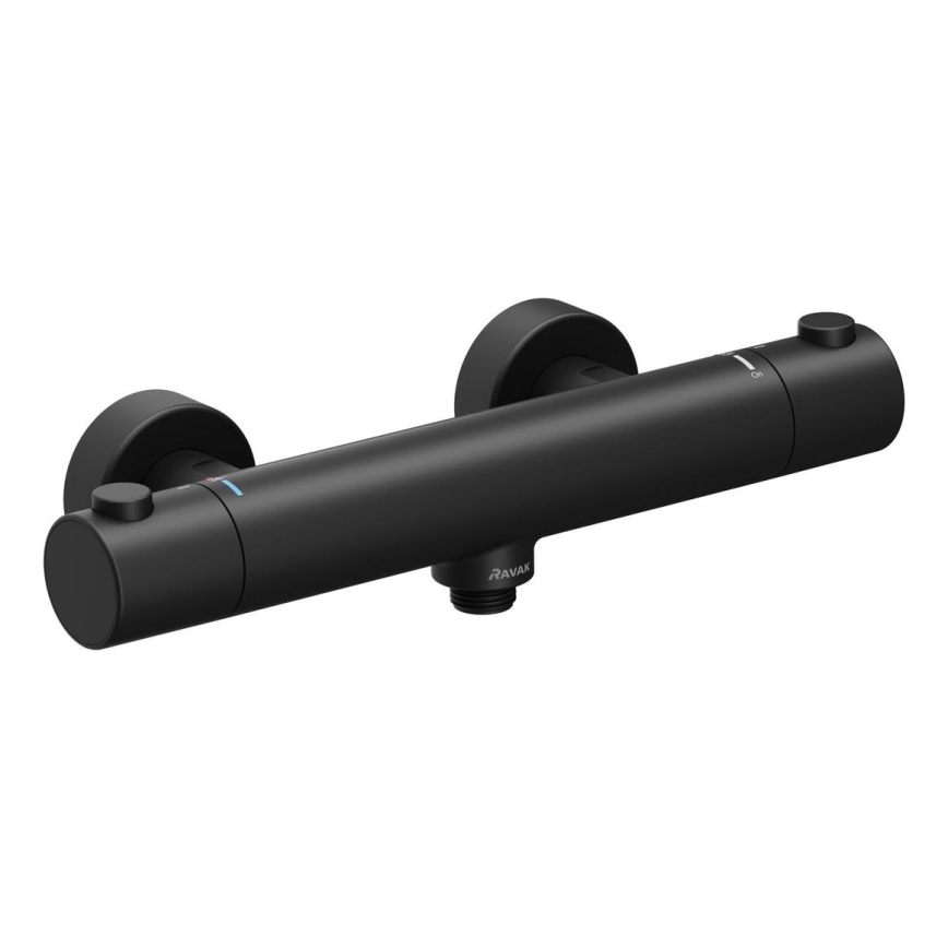 Ravak X070188 - Termostatiskais dušas jaucējkrāns PURI melns