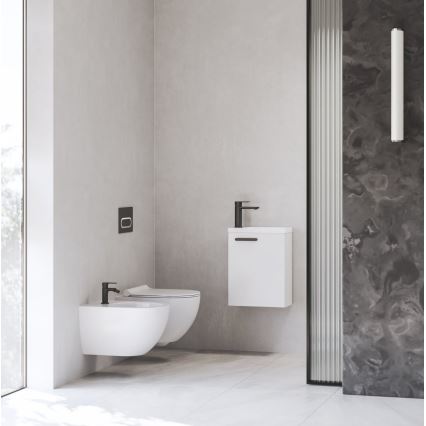 Ravak X070460 - izlietnes jaucējkrāns CHROME 17,7 cm melns