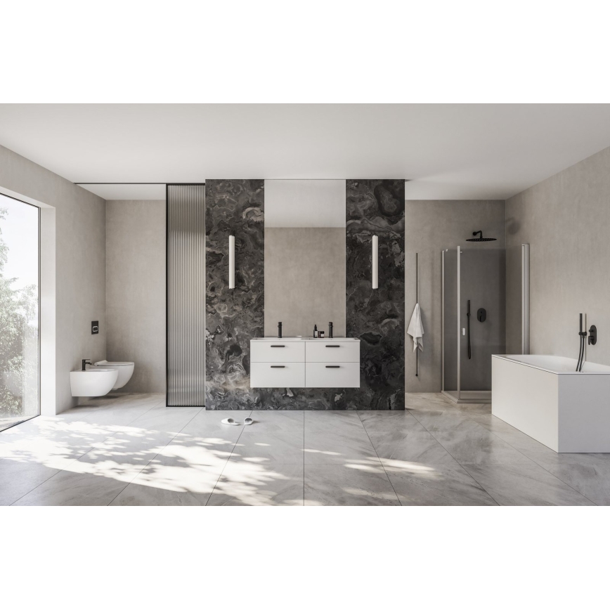 Ravak X070460 - izlietnes jaucējkrāns CHROME 17,7 cm melns