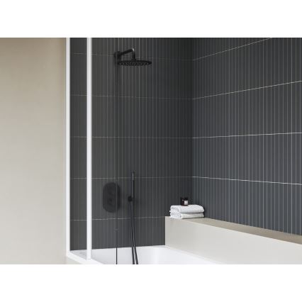 Ravak X070469 - Termostatiskais dušas jaucējkrāns slēptai uzstādīšanai CHROME melns