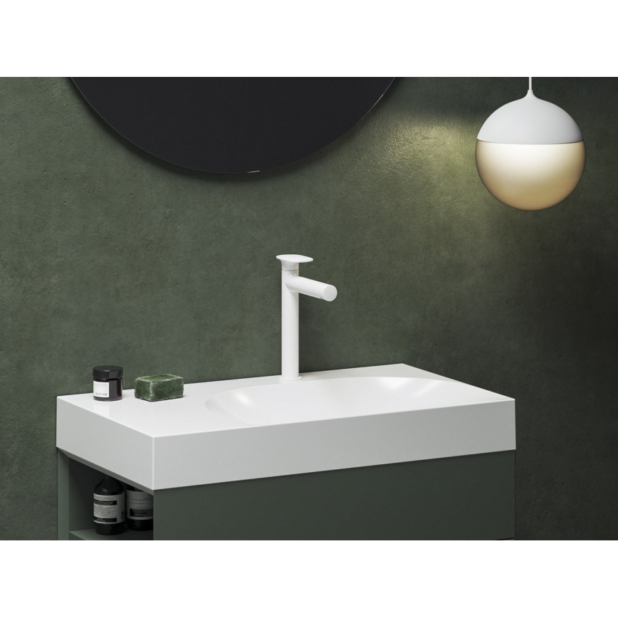 Ravak X070566 - Izlietnes jaucējkrāns SPRING 25,4 cm balts