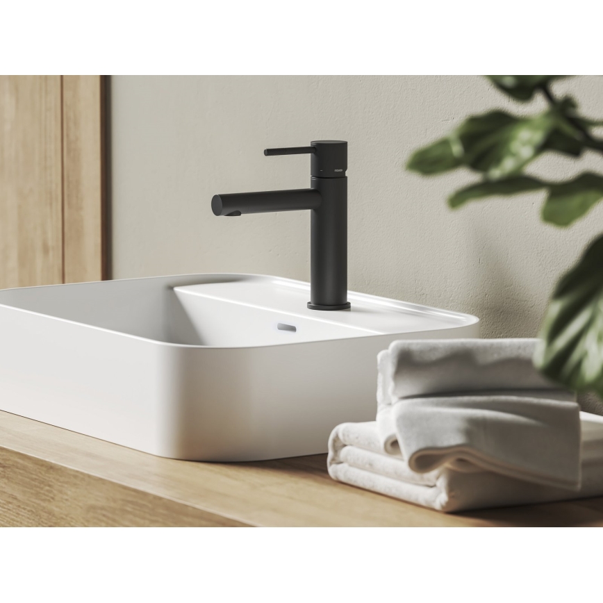 Ravak X070648 - Izlietnes jaucējkrāns NOX 19 cm, matēts melns