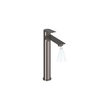 Ravak X070653 - Izlietnes jaucējkrāns PLAN 30 cm birstēts grafīts