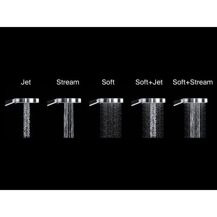 Ravak X07P008 - Rokas duša spīdīgs hroms