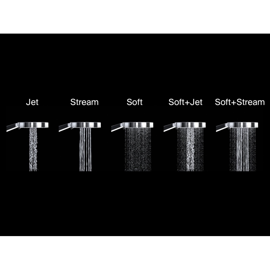 Ravak X07P008 - Rokas duša spīdīgs hroms
