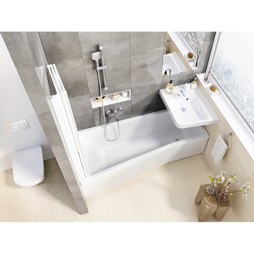 Ravak X07P012 - Dušas stienis 66,5 cm spīdīgs hroms