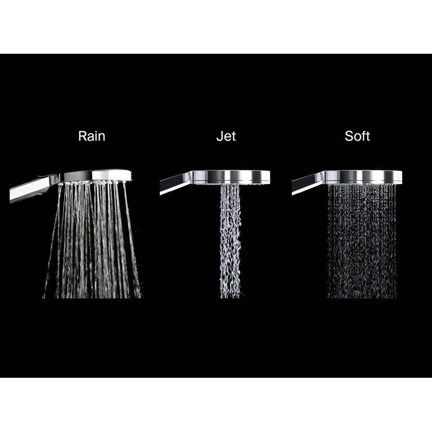 Ravak X07P177 - Dušas komplekts, spīdīga hroma apdare