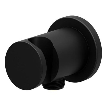 Ravak X07P572 - Dušas turētājs ar izvadu 7,8x6 cm melns