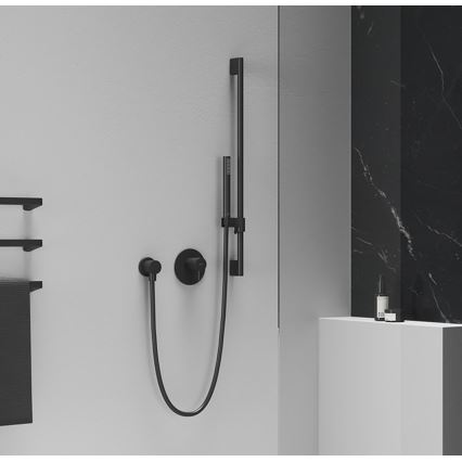 Ravak X07P670 - matēta melna rokas duša