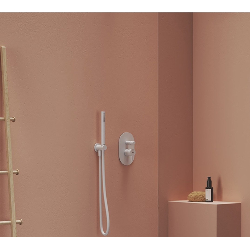 Ravak X07P682 - Matēta balta rokas duša