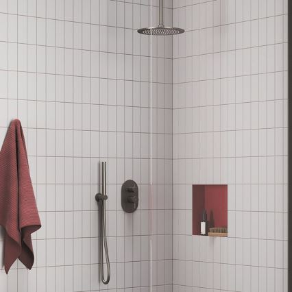 Ravak X07P694 - rokas duša, birstēts grafīts