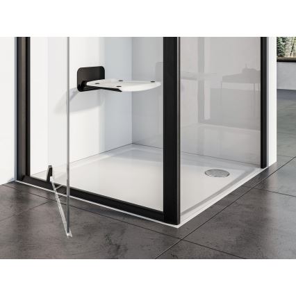 Ravak XA037711010 - Kvadrātveida dušas paliktnis PERSEUS 90x90 cm balts