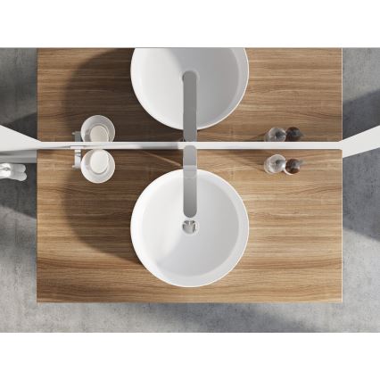 Ravak XJX01140001 - Virsmā uzstādamā izlietne UNI Ø 40 cm, no keramikas, balta