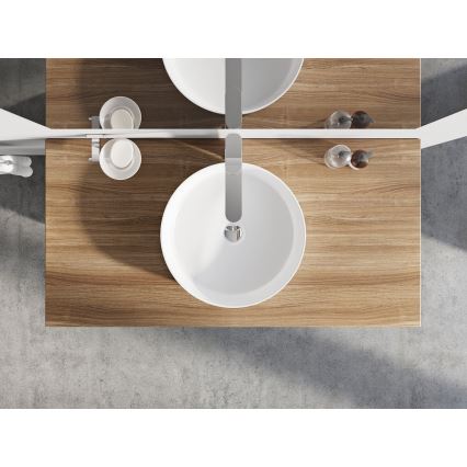 Ravak XJX01140002 - Virsmas uzstādāma izlietne UNI SLIM, diam. 40 cm, keramika/balta