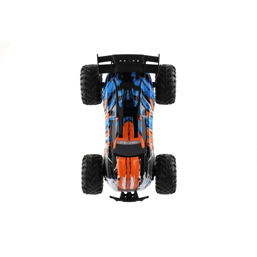 RC buggy ar tālvadību — 7,4 V/500 mAh, zils/oranžs