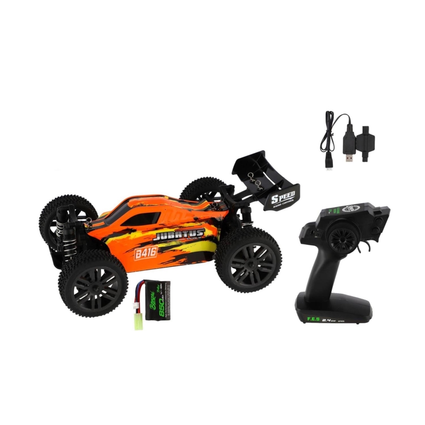 RC tālvadāmais Buggy Bonzai, 7,4 V/850 mAh, melns/oranžs