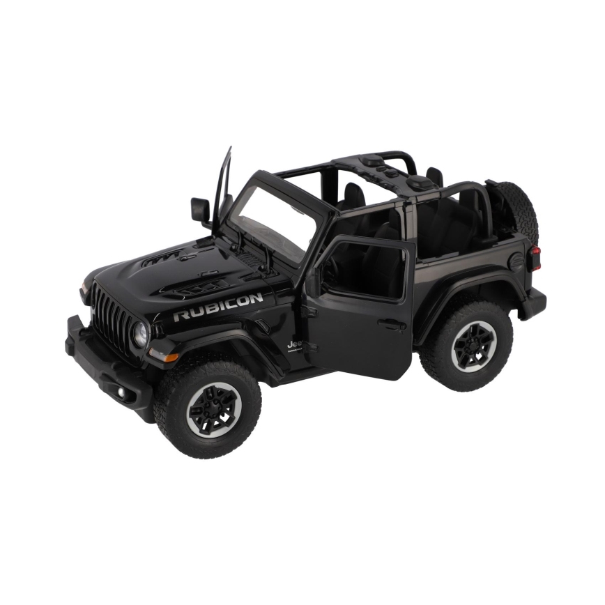 RC tālvadības automašīna Jeep Wrangler Rubicon RASTAR 5xAA + 2xAA melna