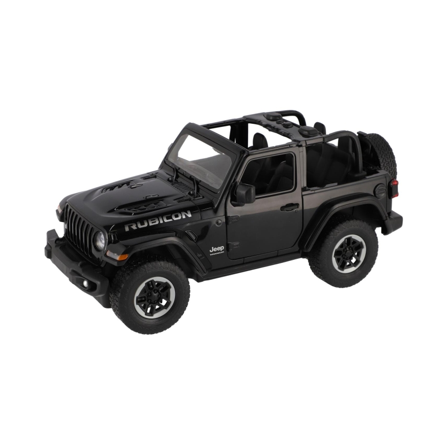 RC tālvadības automašīna Jeep Wrangler Rubicon RASTAR 5xAA + 2xAA melna