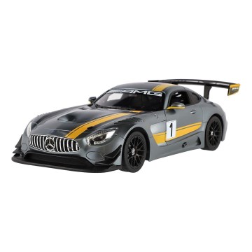 RC tālvadības automašīna Mercedes AMG GT3 RASTAR 5xAA + 2xAA pelēka