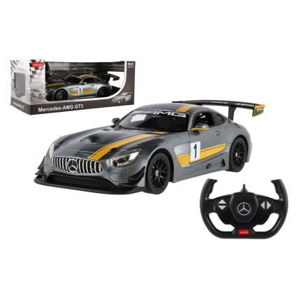 RC tālvadības automašīna Mercedes AMG GT3 RASTAR 5xAA + 2xAA pelēka