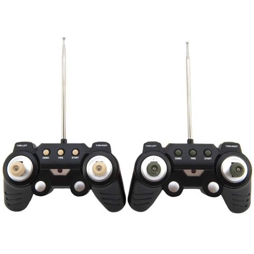 RC tālvadības automašīnas un tanki — maskēšanās dizains, darbināmi ar 2xAA baterijām