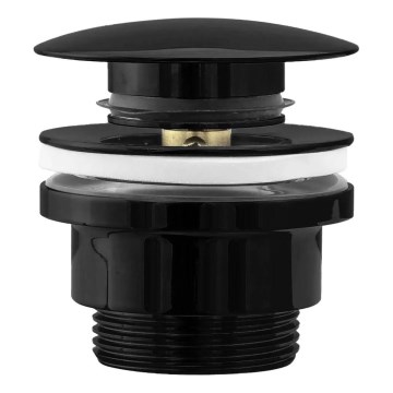 REA-A4100 - CLICK-CLACK izlietnes aizbāznis Ø 6,4 cm spīdīgi melns