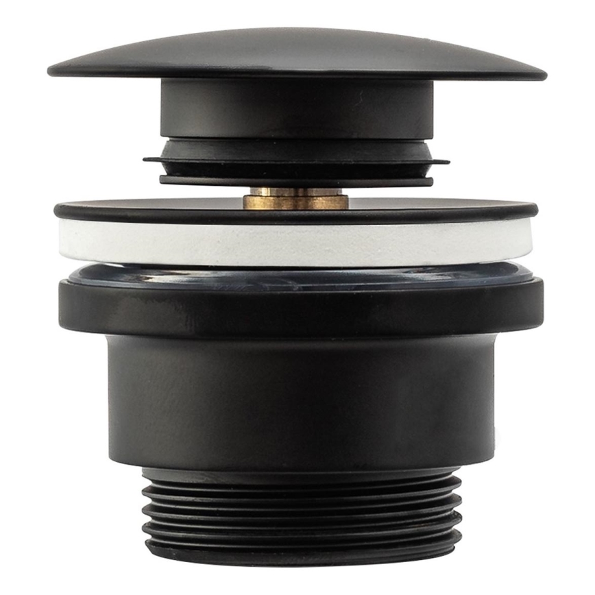 REA-A5216 - CLICK-CLACK izlietnes aizbāznis, Ø 6,4 cm, melns