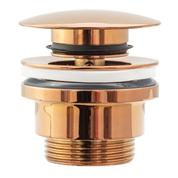 REA-A533A - Izlietnes CLICK-CLACK aizbāzne Ø 6,4 cm rožu zelts