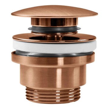 REA-A5632 - Izlietnes Click-Clack aizbāznis, diametrs 6,4 cm, birstēta vara