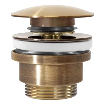 REA-A8110 - CLICK-CLACK izlietnes aizbāznis Ø 6,4 cm, zelta