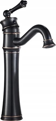 REA-B0227 - Izlietnes jaucējkrāns VINTAGE OLD 31 cm melns
