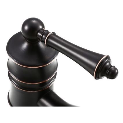 REA-B0227 - Izlietnes jaucējkrāns VINTAGE OLD RETRO 31 cm melns