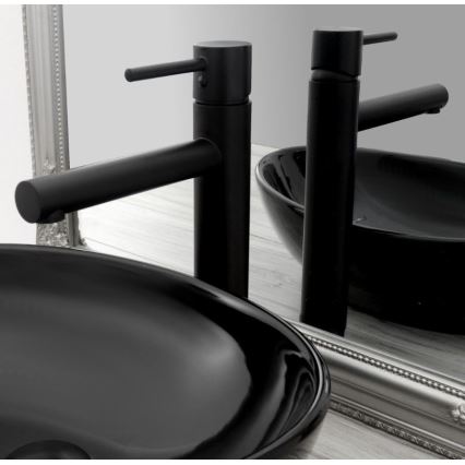 REA-B0229 - Izlietnes jaucējkrāns TESS 31,5 cm melns