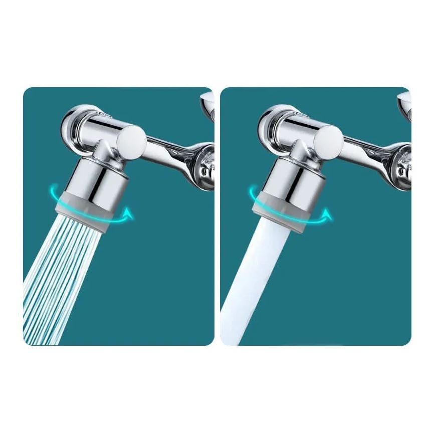 REA-B0660 - Pagriežams uzgalis izlietnes jaucējkrānam, spīdīgs hroms