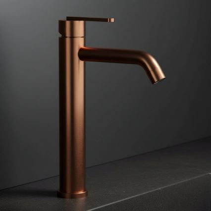 REA-B0971 - Izlietnes jaucējkrāns ONTARIO 30 cm birstēta vara