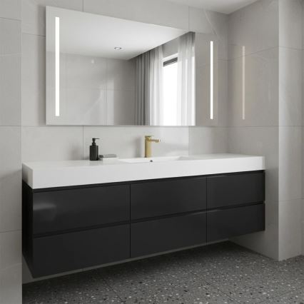 REA-B0976 - Izlietnes jaucējkrāns ARLO 17 cm, satinēta zelta apdare