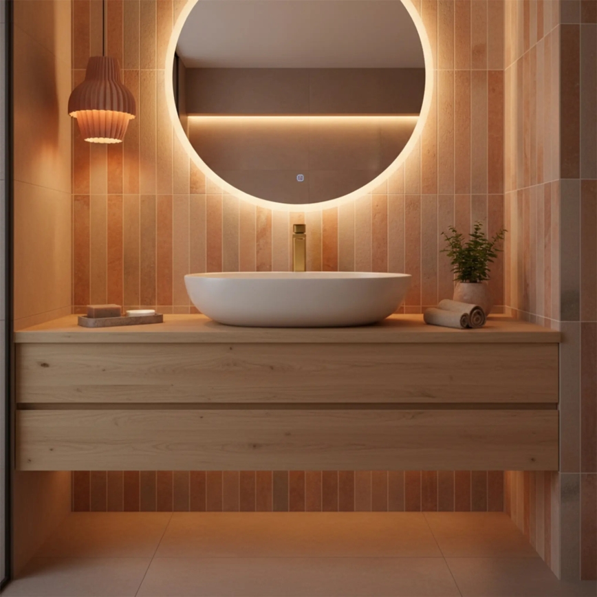 REA-B0977 - Izlietnes jaucējkrāns ARLO 30 cm sukāta zelta apdare