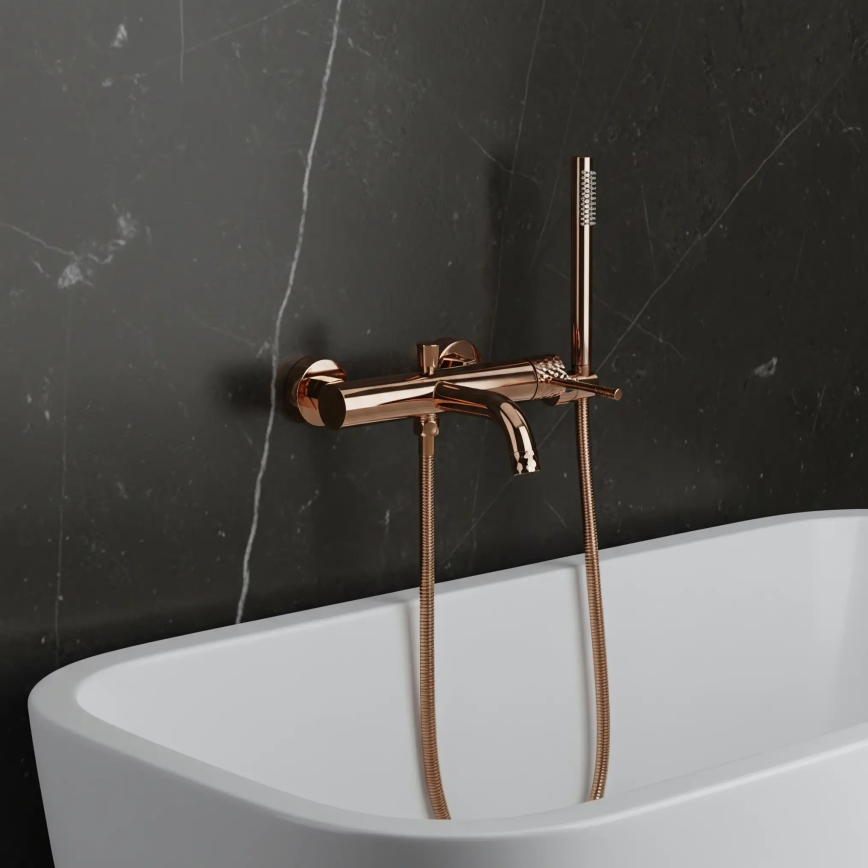 REA-B0980 - Vannas komplekts LUNGO DIAMOND birstēta vara