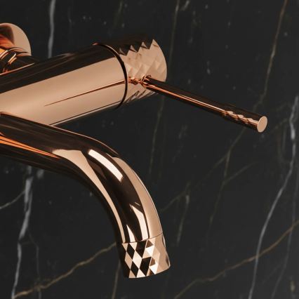 REA-B0980 - Vannas komplekts LUNGO DIAMOND birstēta vara