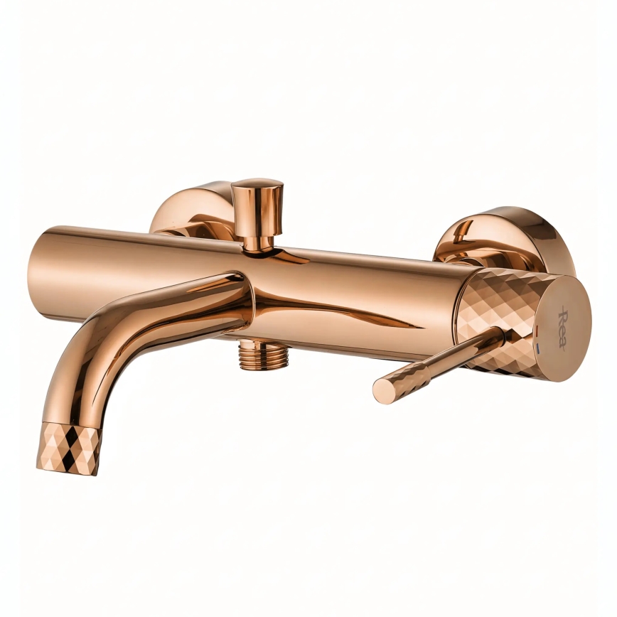 REA-B0980 - Vannas komplekts LUNGO DIAMOND birstēta vara