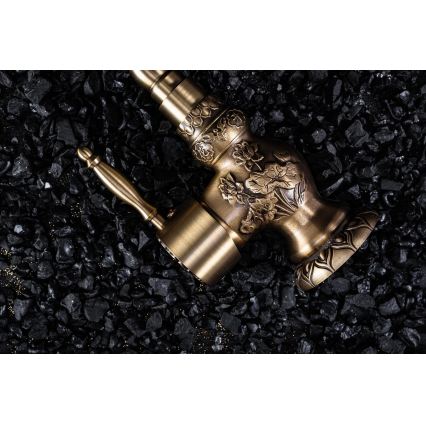 REA-B2500 - Izlietnes jaucējkrāns VENICE 32 cm ar birstētu zelta apdari