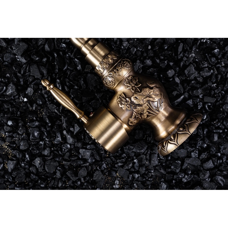 REA-B2500 - Izlietnes jaucējkrāns VENICE 32 cm ar birstētu zelta apdari