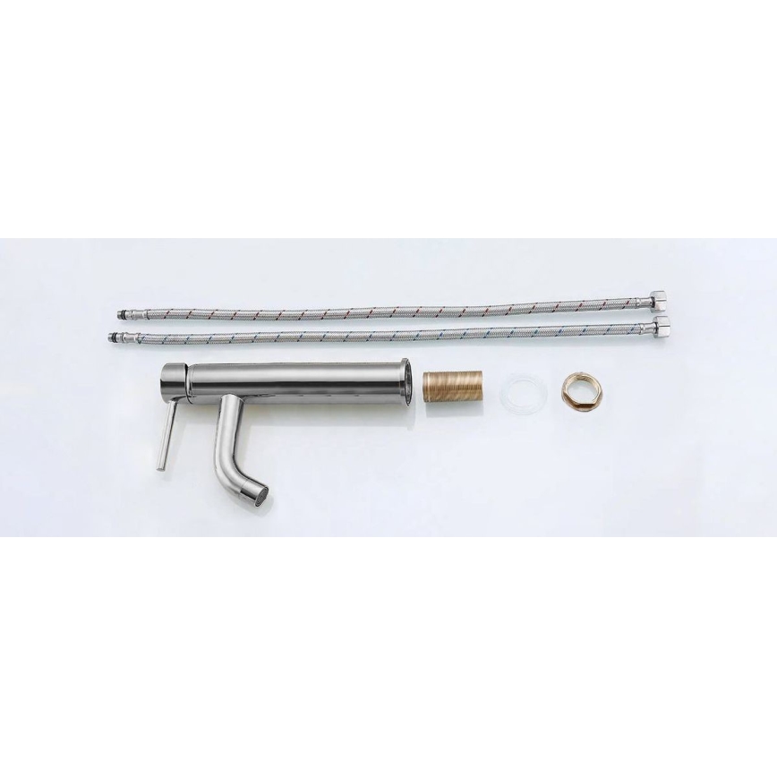 REA-B4104 - Izlietnes jaucējkrāns LUNGO 28 cm spīdīgs hroms