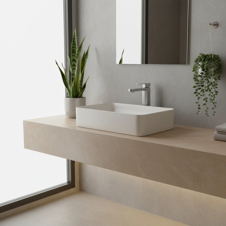 REA-B4588 - Izlietnes jaucējkrāns ARLO 30 cm, niķelis