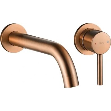 REA-B4600 - Izlietnes jaucējkrāns slēptai montāžai LUNGO, birstēta vara