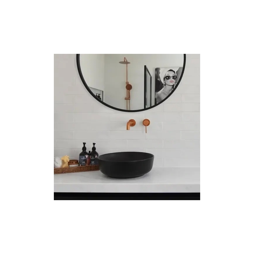 REA-B4600 - Izlietnes jaucējkrāns slēptai montāžai LUNGO, birstēta vara